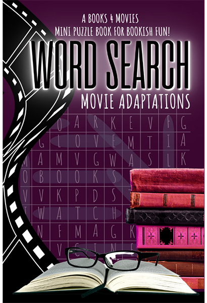 Book cover design by Oder of the Bookish - Books4Movies Mini Word Search