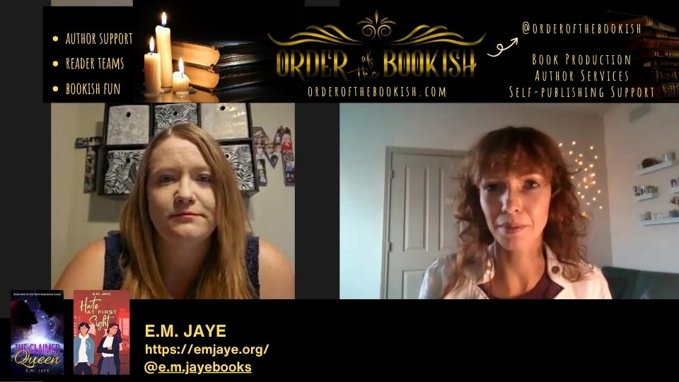 Order of the Bookish - Author Interviews with Tia - E.M Jaye