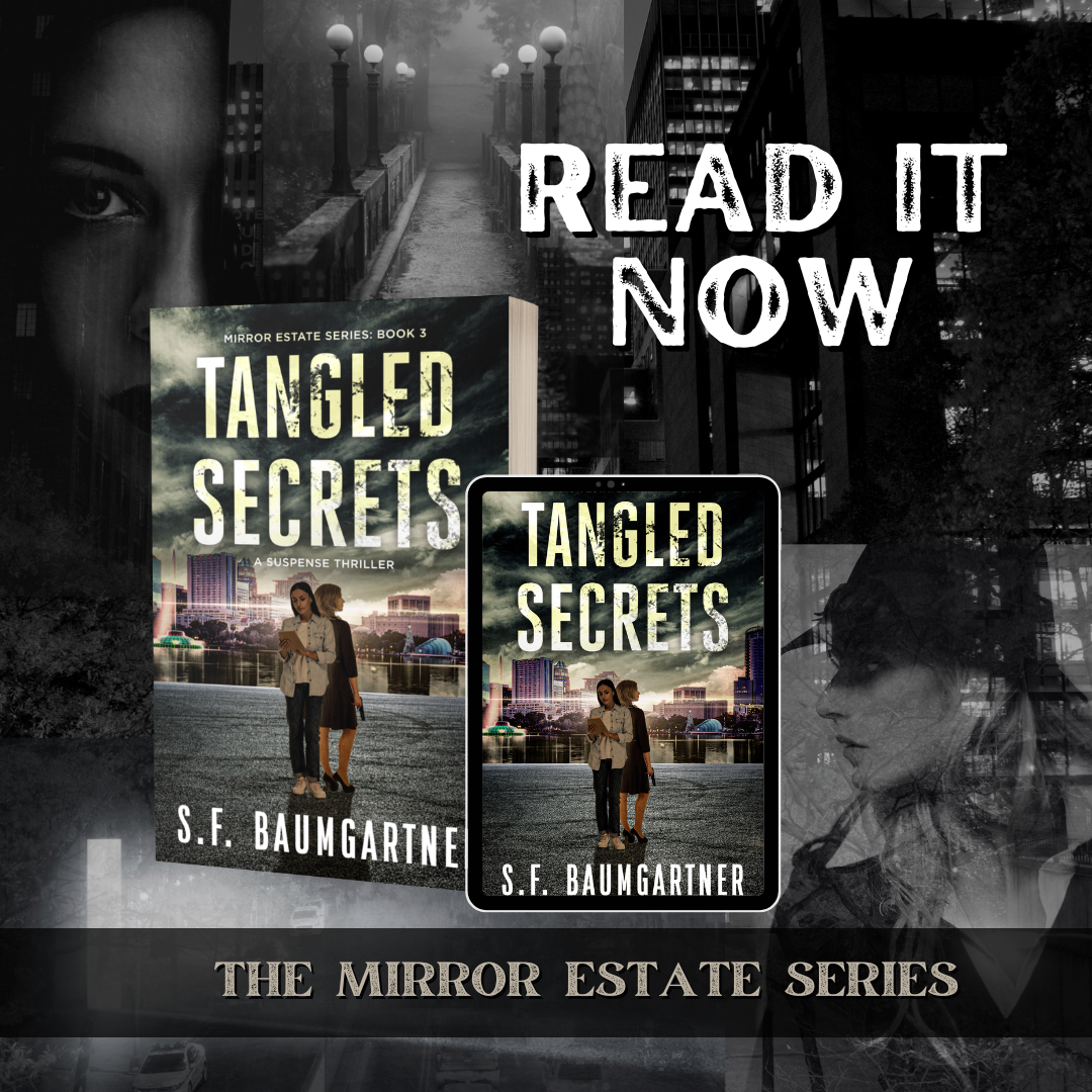 TANGLED SECRETS by SF Baumgartner order of the bookish cover graphic content creation indie author self published