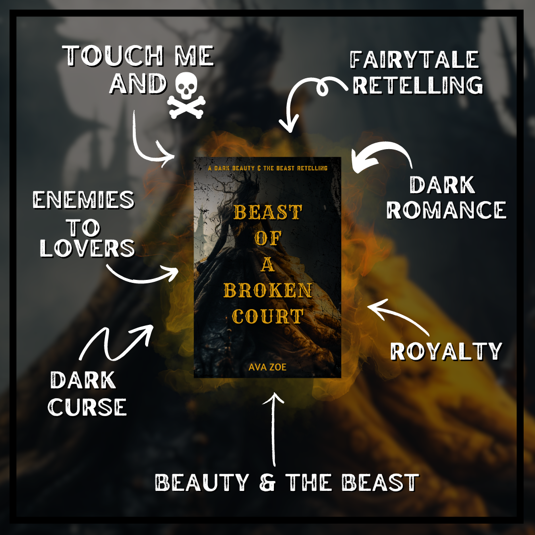 FAIRYTALE RETELLING Beast of a Broken Court Social Media Content Creation Order of the Bookish