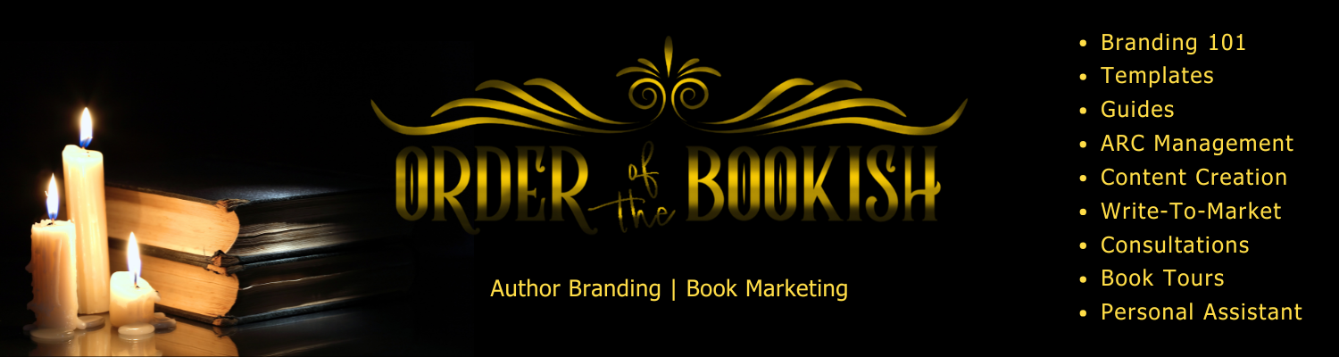order of the bookish book marketing author branding